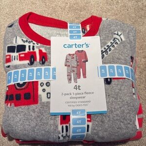 Carters 2 pack 1 piece fleece sleepwear